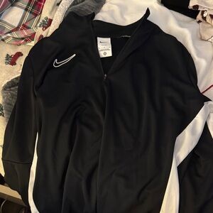 Nike Black and White Athletic Jacket